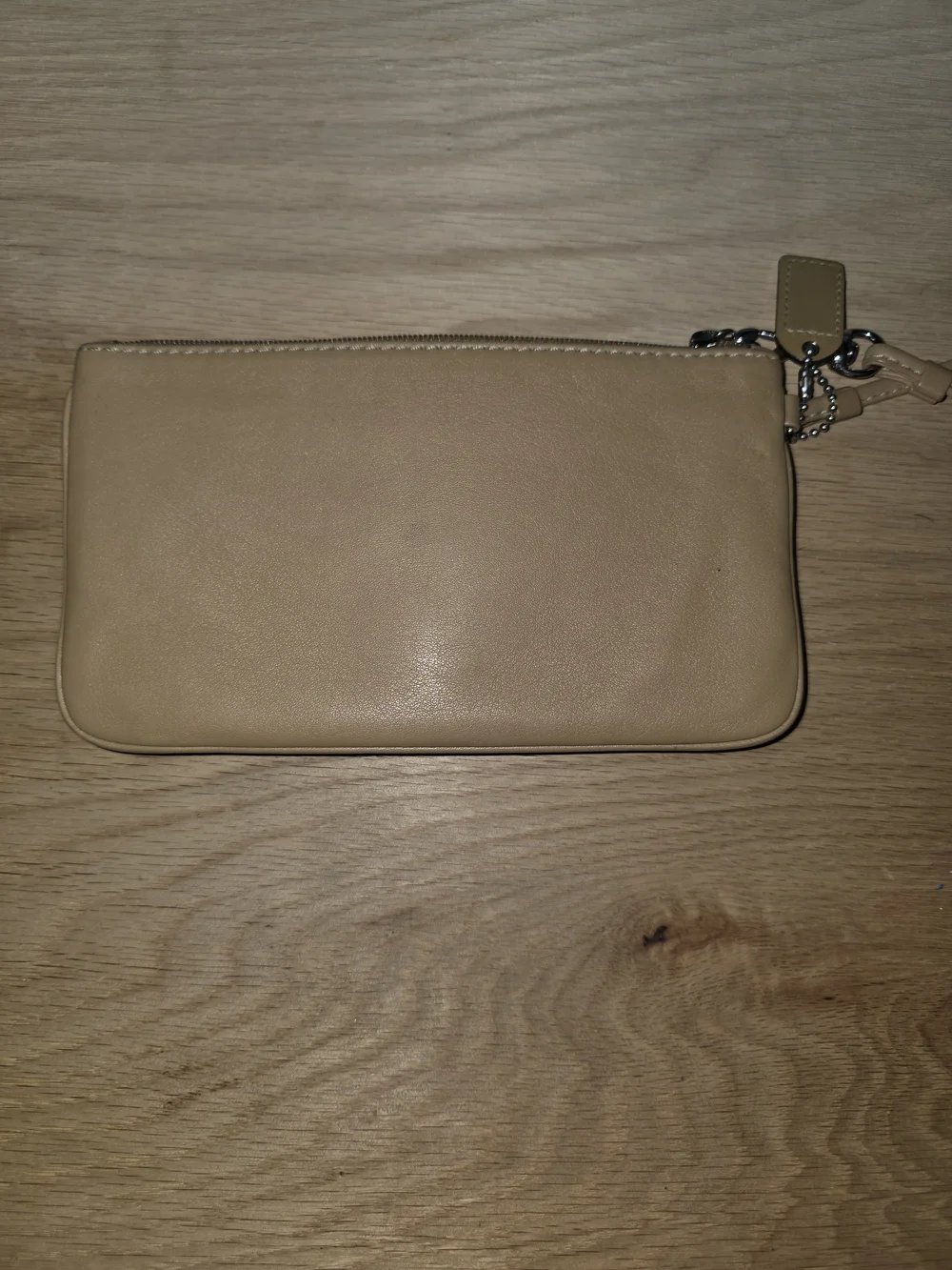 Coach Soho Beige Wristlet